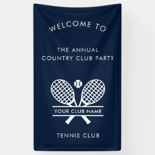 Country Club Tennis Team Jährliche Veranstaltung C Banner