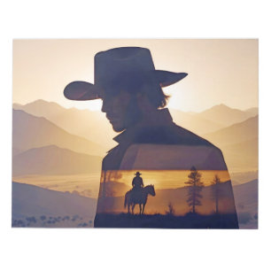 Country Cowboy Adventure Outdoor Nature Escape Notizblock