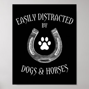 Country Cowgirl and Horse Loving Apparel - einfach Poster