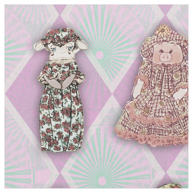 Country Criters Stoff (Nahaufnahme)