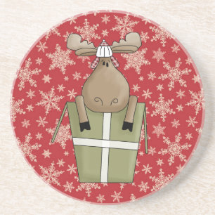 Country Critters Coaster-Kollektion (Elch) Getränkeuntersetzer