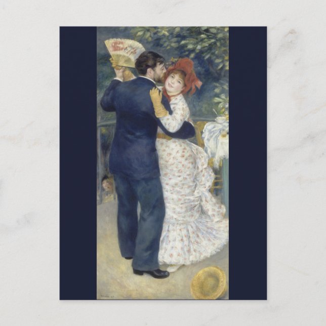 Country Dance Pierre-Auguste Renoir Postkarte (Vorderseite)