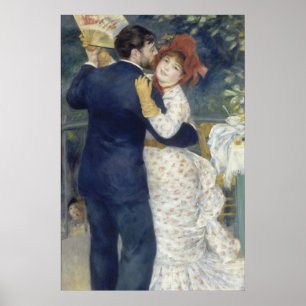 Country Dance - Renoir Impressionist Malerei Poster