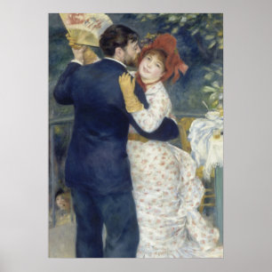 Country Dance - Renoir Impressionist Malerei Poster