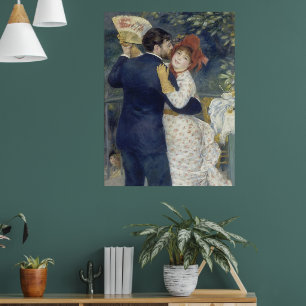 Country Dance - Renoir Impressionist Malerei Poster