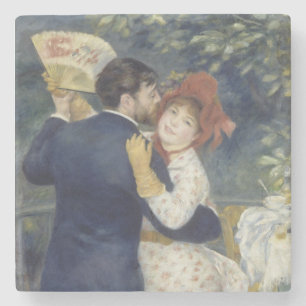 Country Dance - Renoir Impressionist Malerei Steinuntersetzer