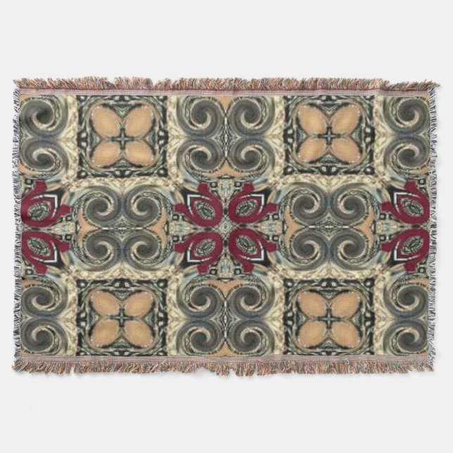 Country Elegance Throw Blanket Decke (Vorderseite)