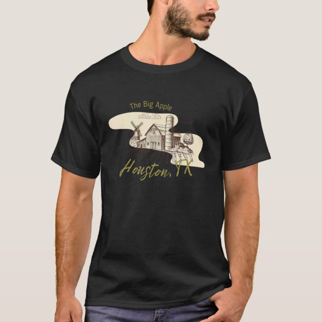 Country Farm Houston Texas Bad Geography Stupid Jo T-Shirt (Vorderseite)