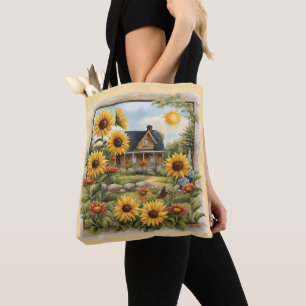 Country Farmhouse Dreamy Golden Sonnenblumen