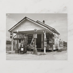 Country Filling Station, 1939 Postkarte