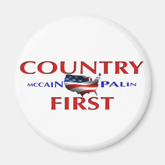 Country First John McCain Palin Magnet für Auto