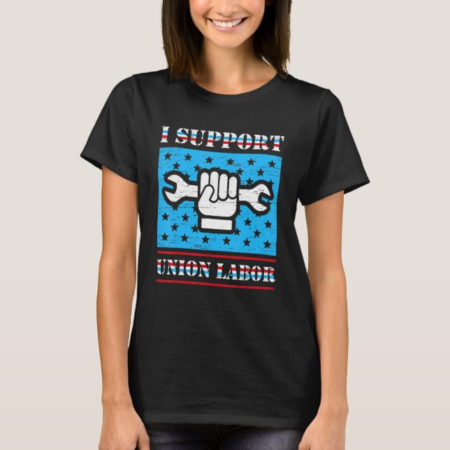 Country Flag Laborer Worker Employee_4 T-Shirt (Vorderseite)