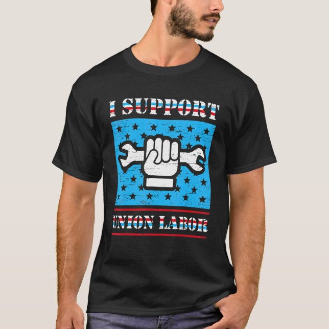 Country Flag Laborer Worker Employee_4 T-Shirt (Vorderseite)