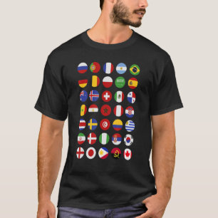 Country Flags International World Flags Reisende T-Shirt