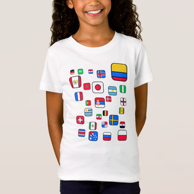 country flags  T-Shirt (Vorderseite)