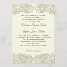 Country Floral Vintag Lace Design Hochzeit