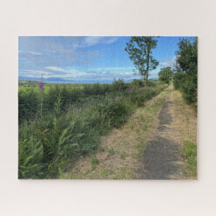 Country Footpath auf der Insel Bute Scotland auf e Puzzle