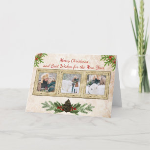Country Foto Christmas Card Feiertagskarte