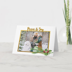 Country Foto Christmas Card Karte