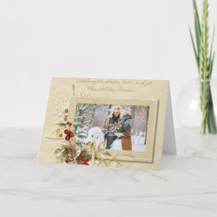 Country Foto Christmas Card Karte