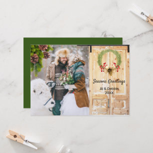 Country Foto Christmas Card Karte