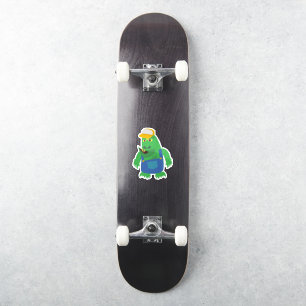 Country Fried Funny Cartoon Monster Charakter Aufkleber