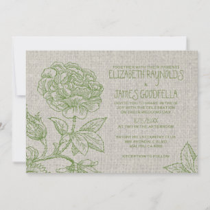 Country Garden Hochzeitseinladungen Einladung