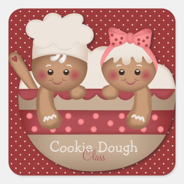 Country Gingerbread Chefs Stickers (Vorderseite)