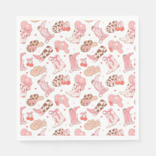 Country Girl Cowboy Boots n’ Hats Serviette