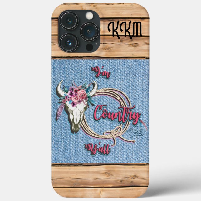 Country Girl iPhone Case (Rückseite)