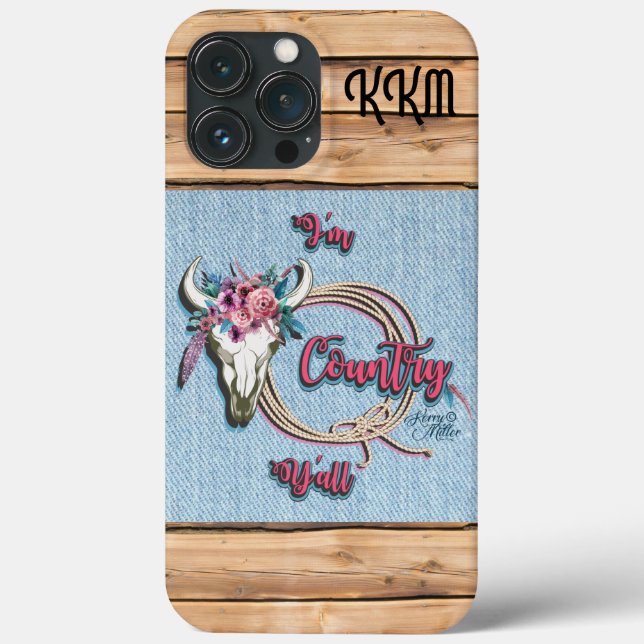 Country Girl iPhone Case (Rückseite)