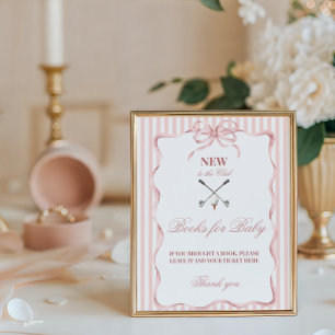 Country Girl New to the Club Golf Babyparty Buch Poster