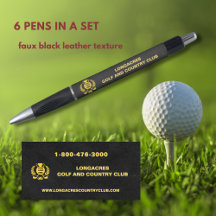 Country & Golf Club Logo Telefon Leder Textur