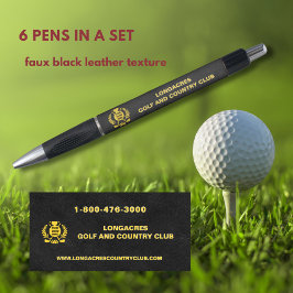 Country & Golf Club Logo Telefon Leder Textur Kugelschreiber