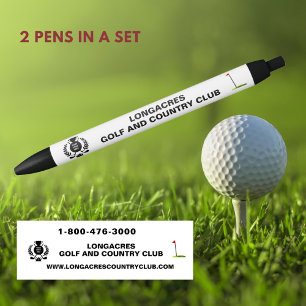 Country & Golf Club Logos Website Phone Pen Kugelschreiber