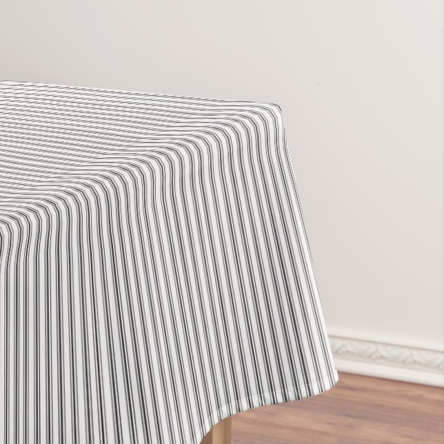 Country Green Button Stripe Tischdecke (Beispiel)