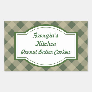 Country Green Kitchen Stickers