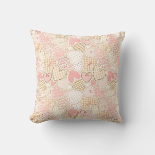 Country Hearts Kissen (Vorderseite)