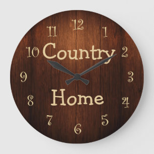 Country Home Kitchen Clock Große Wanduhr
