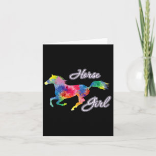 Country Horse Girl Reiten Pferdesport Ristorante d Karte