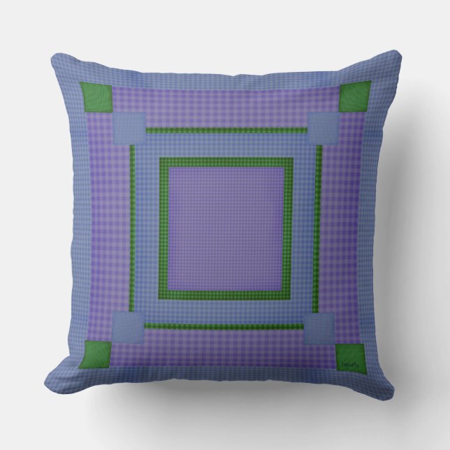Country Karos Pillows Kissen (Vorderseite)