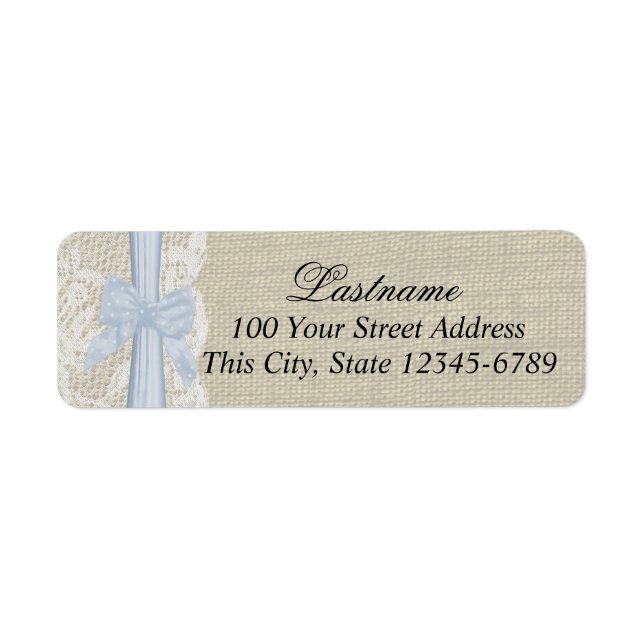 Country Lace und Baby Blue Bow (Vorne)