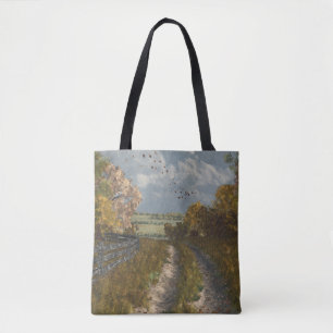 Country Lane im Fall Tote Tag