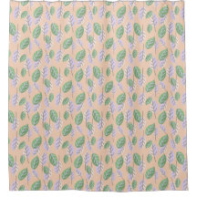 Country Leaf Reben Duschvorhang