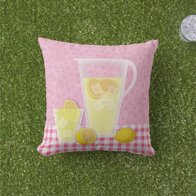 Country Lemonade Outdoor Pillow Kissen (Golfball-Marker)