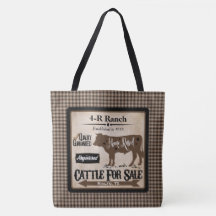 Country Life Ranch-Stil personalisierte Tote