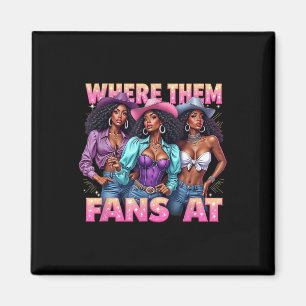 Country Life Women Girls, wo sie in Melani fächern Magnet