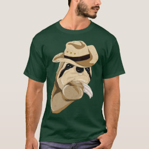 Country Lover Cowboy Hat Lazy Animal Sloth T-Shirt