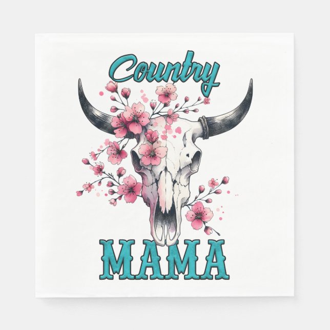 Country Mama Serviette (Vorderseite)