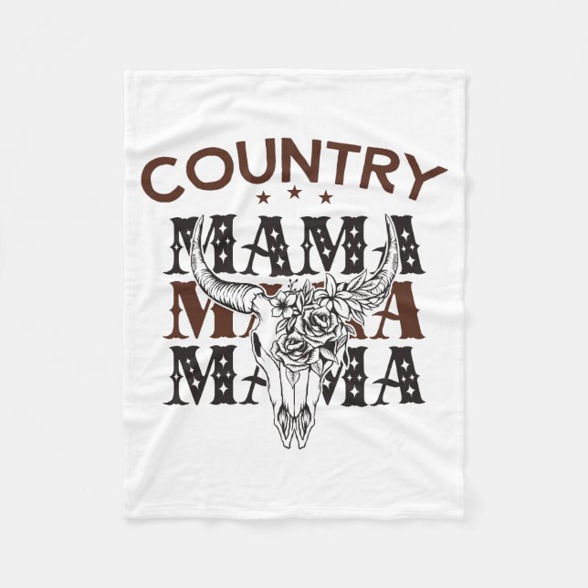 Country Mama Western Mama Fleecedecke (Vorderseite)